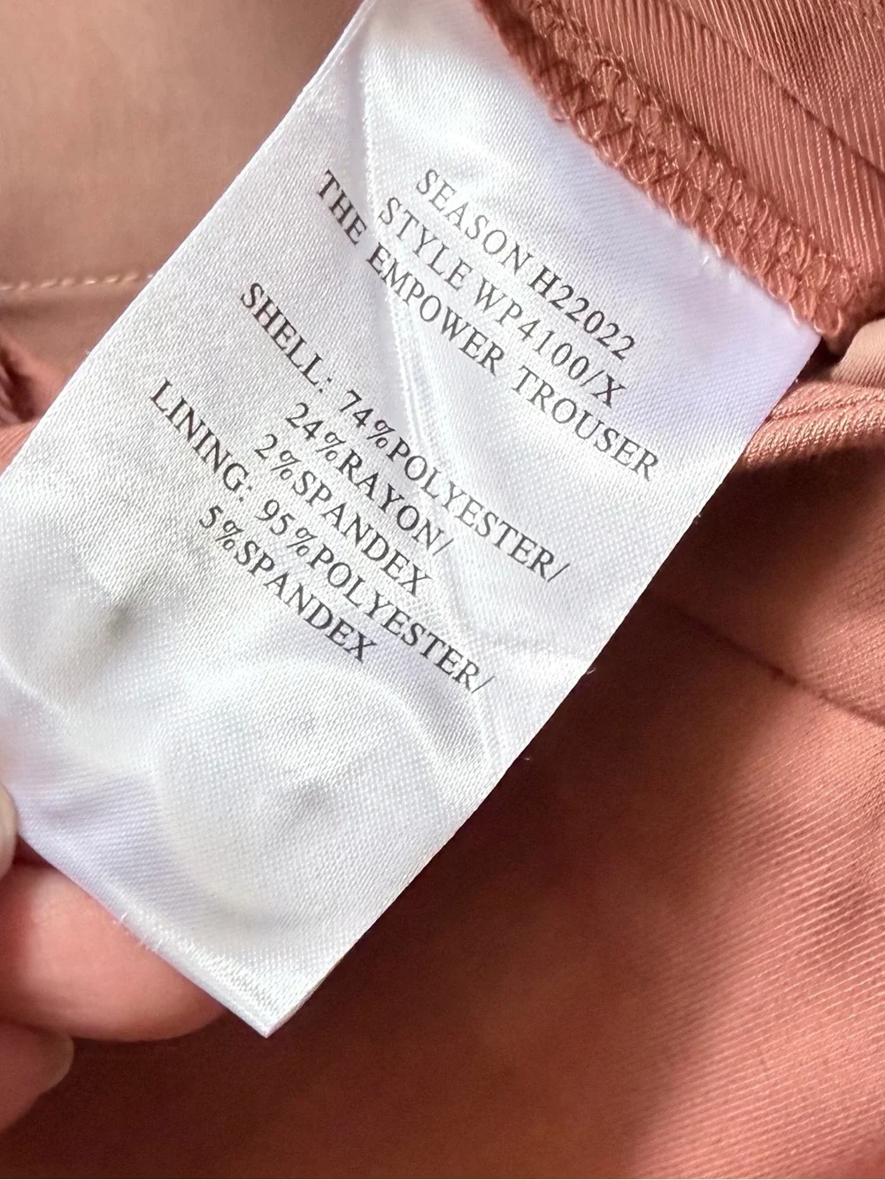 Wildfang Chino Pants empower Rose Brown pink